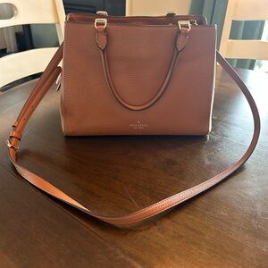 Kate Spade Tan Leather Satchel